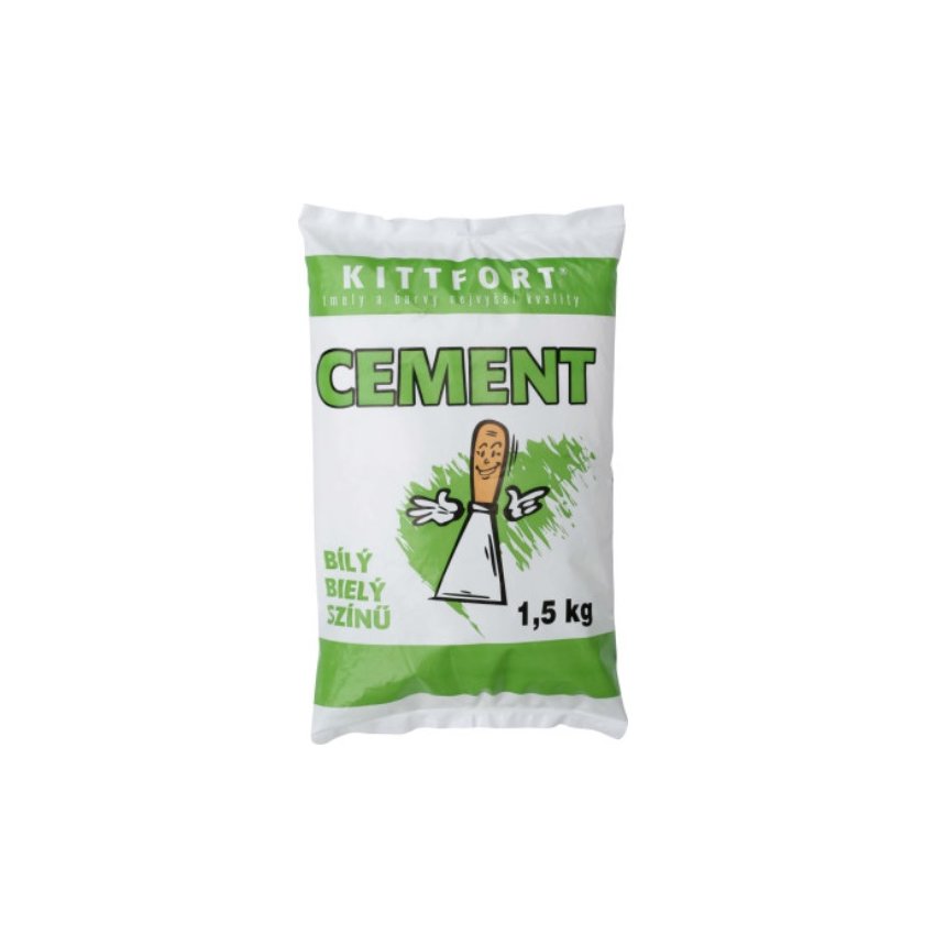 Cement bílý (1.5kg) Kittfort