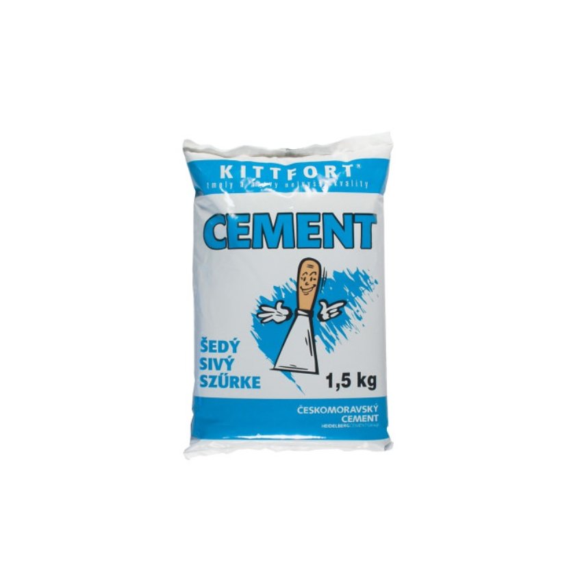 Cement šedý (1.5kg) Kittfort