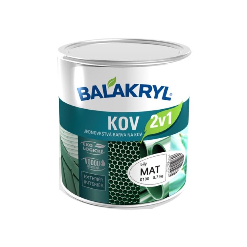 Balakryl KOV 2v1 0101 pastel. šedý (0.7kg)