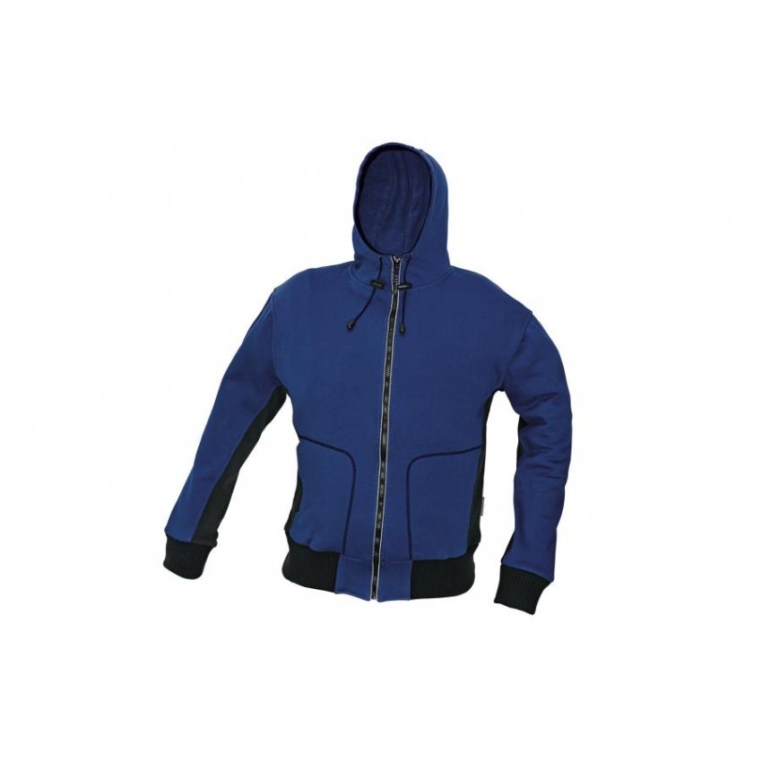 MIKINA STANMORE S KAPUCÍ MODRÁ