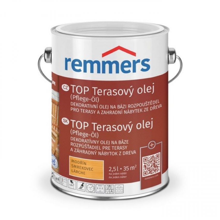 REMMERS-TOP terasový olej 5l wassergrau