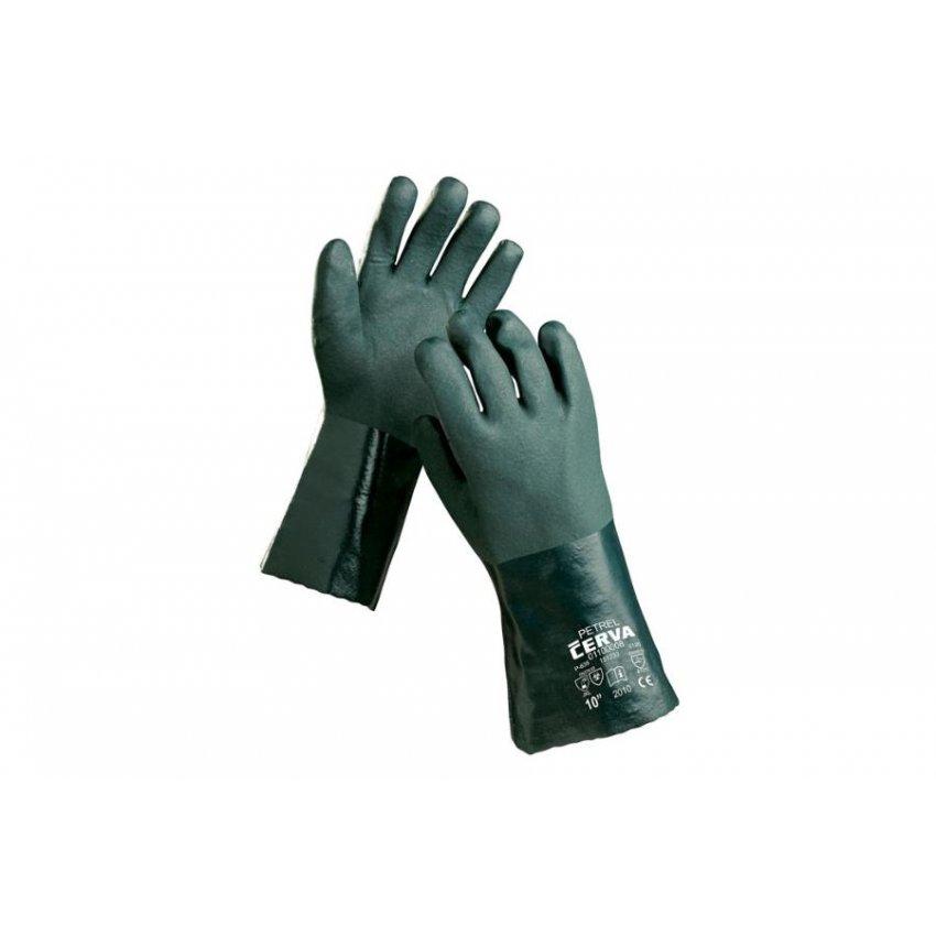 RUKAVICE PETREL MÁČENÉ PVC 11