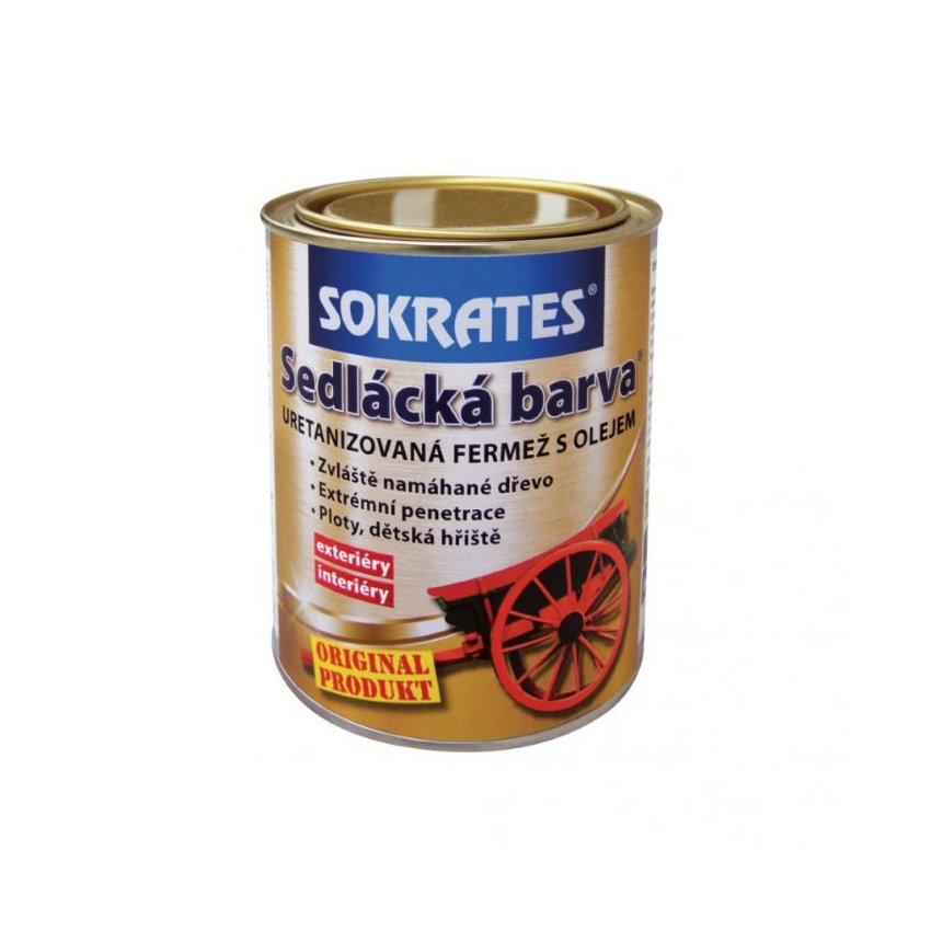 SEDLÁCKÁ BARVA 0,7KG 0820 ČERVENÁ