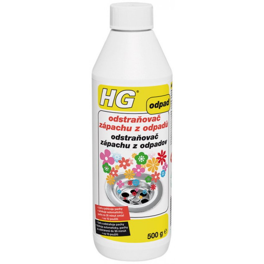 HG ODSTRAŇOVAČ ZÁPACHU Z ODPADU 500G