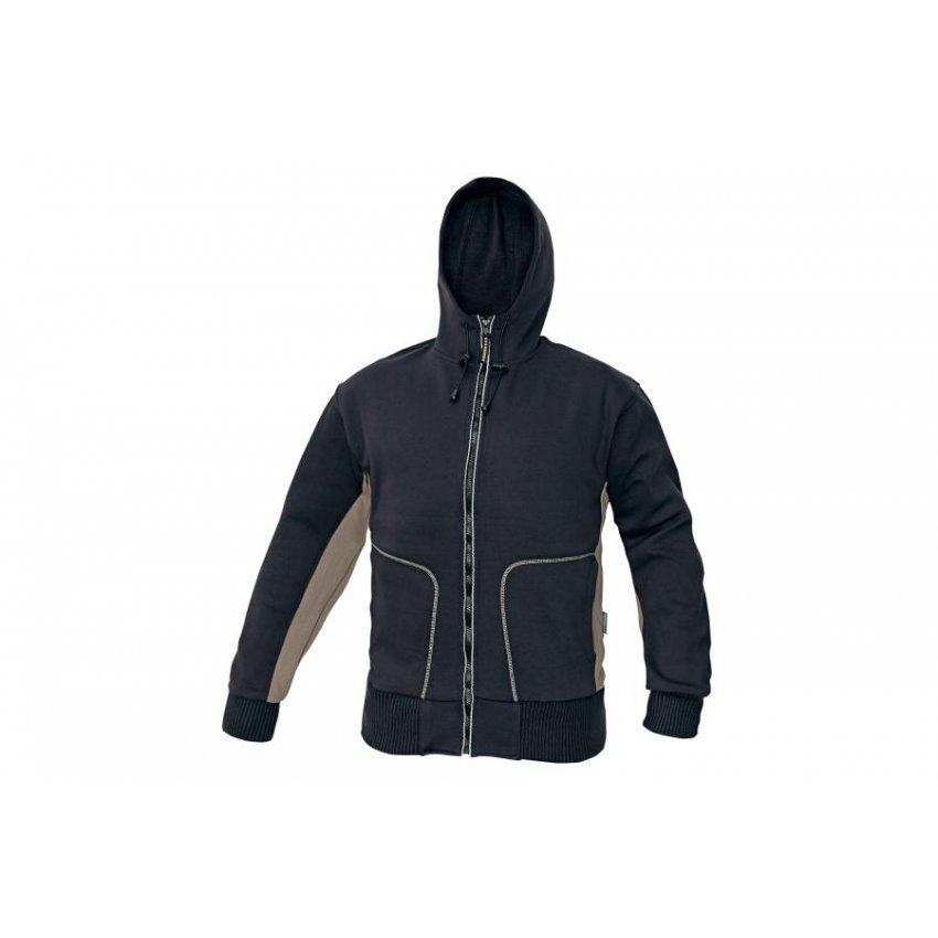 MIKINA STANMORE S KAPUCÍ HNĚDÁ