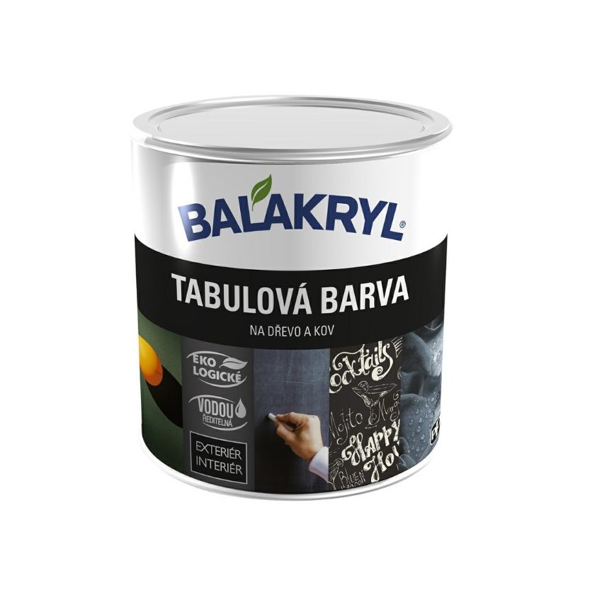 Balakryl TABULOVÁ BARVA černá (0.7kg)