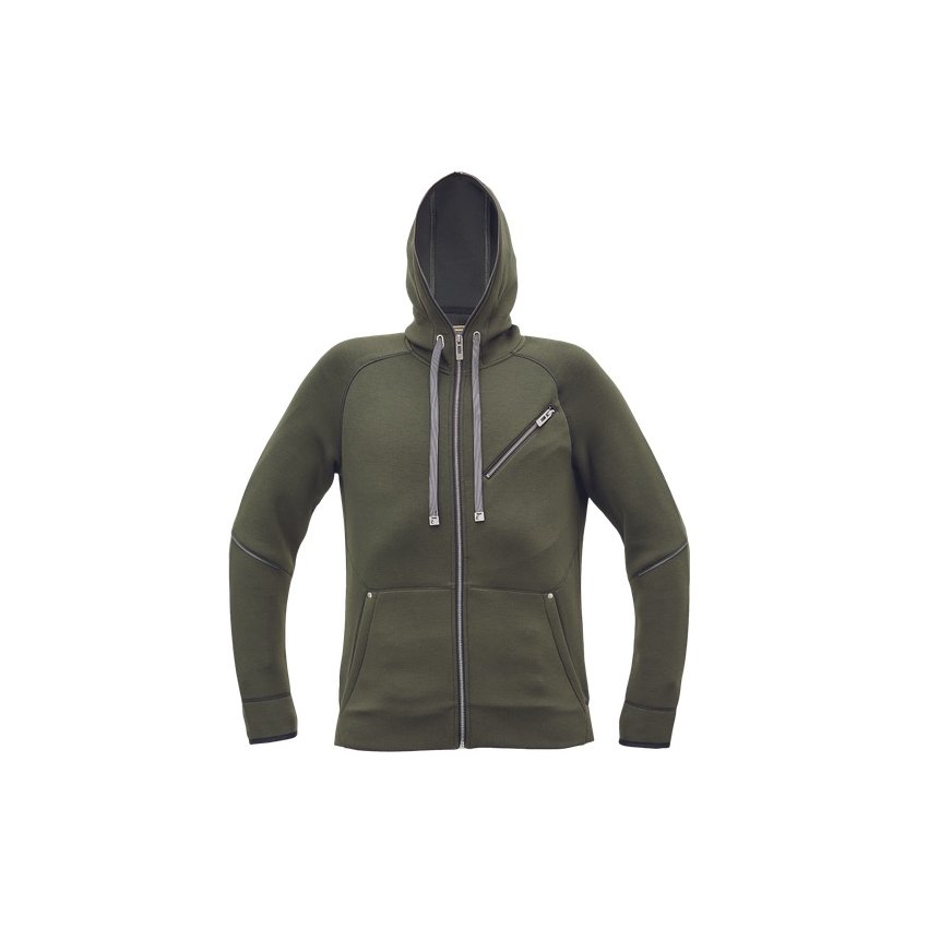 MIKINA NEURUM S KAPUCÍ TM. OLIVOVÁ