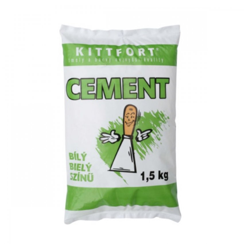 Cement bílý (1.5kg) Kittfort