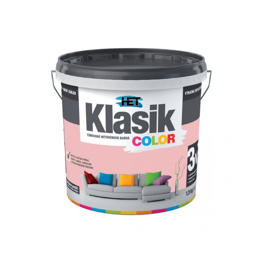 Klasik Color 0828 lososový (1.5)