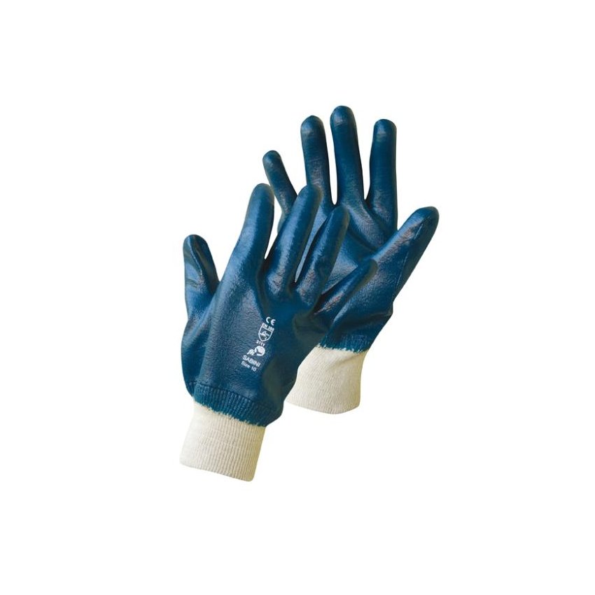 RUKAVICE SABINI MÁČENÉ NITRIL 10