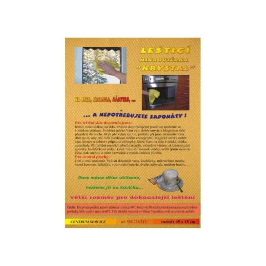 LEŠTÍCÍ MIKROUTĚRKA KRYSTAL CENTRUM SERVICE