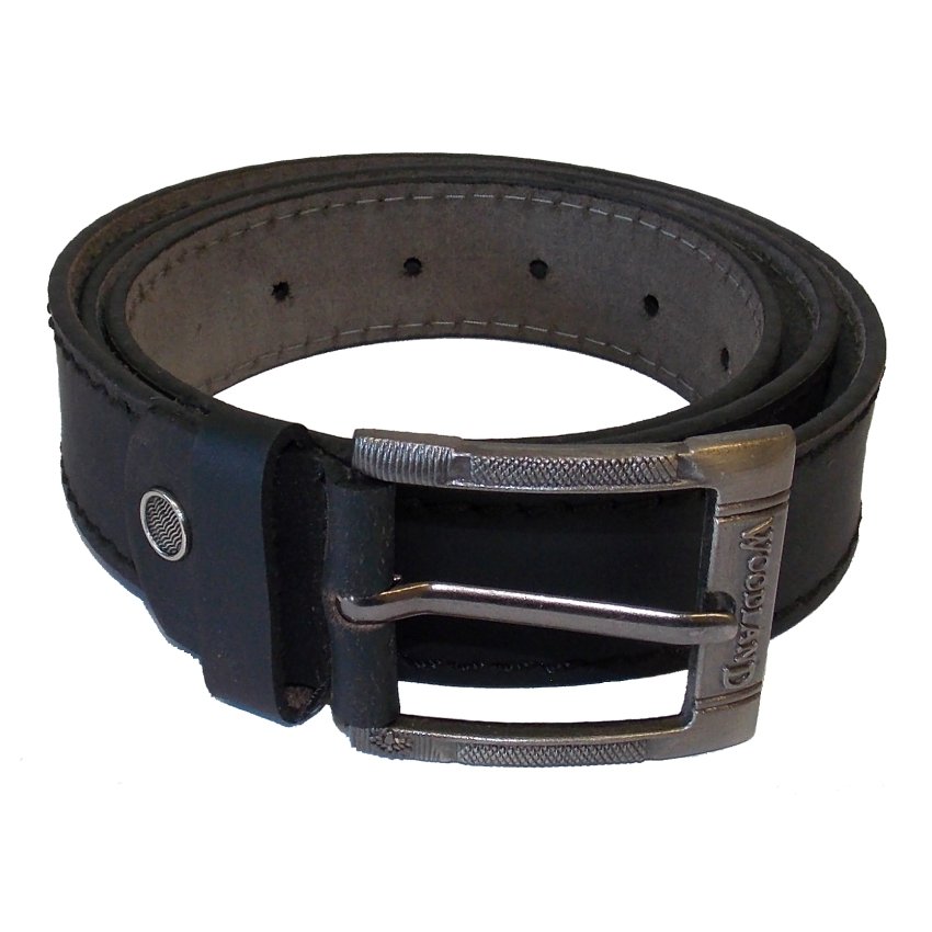 PÁSEK RON KOŽENÝ ČERNÁ 130CM