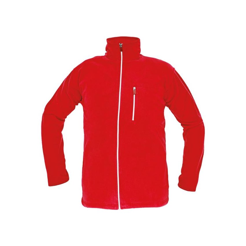 BUNDA KARELA FLEECE ČERVENÁ