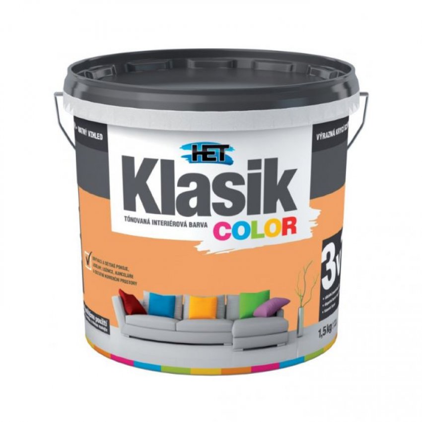 Klasik Color 0728 oranž broskový  (1.5)