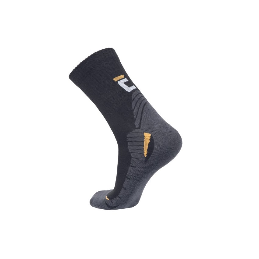 PONOŽKY KAUS ČERNÁ/ŠEDÁ