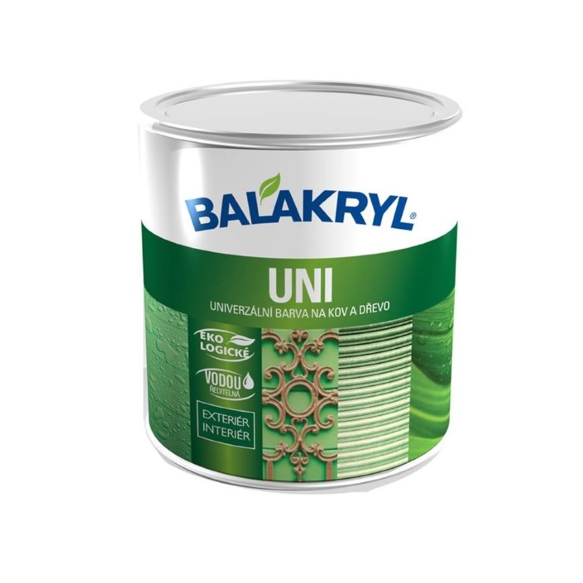 Balakryl UNI SATIN 9016 dopr. bíla (0.7kg)