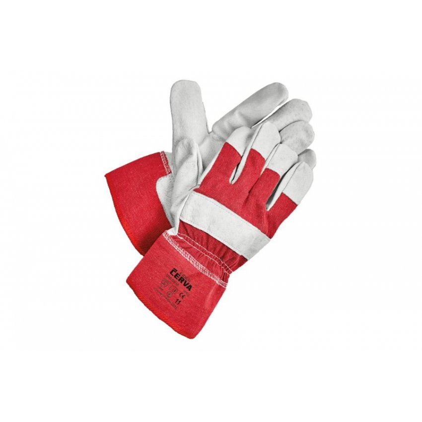 RUKAVICE EIDER KOMB. ČERVENÁ 11