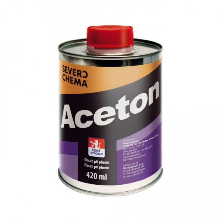 Aceton 420ml plech