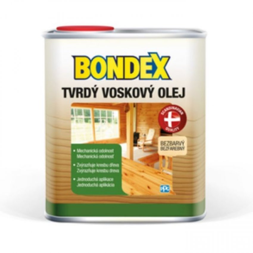Bondex TVRDÝ VOSKOVÝ OLEJ Bezbarvý 2,5l
