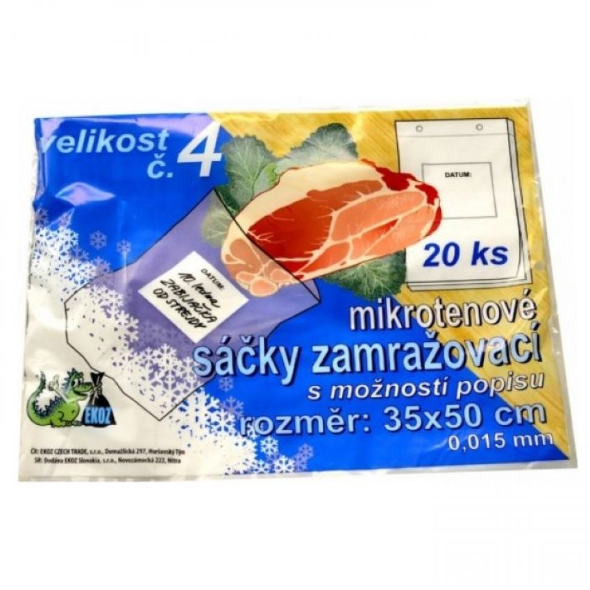 MIKR. SÁČKY ZAMRAŽOVACÍ 35X52CM 20KS