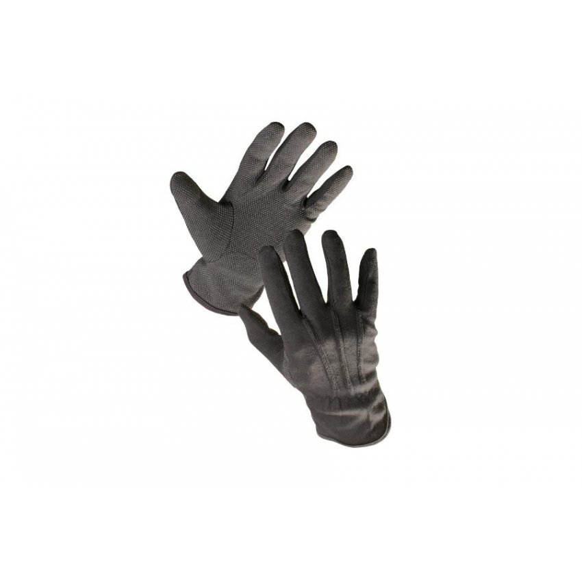 RUKAVICE BUSTARD PVC TERČ. ČERNÉ 10