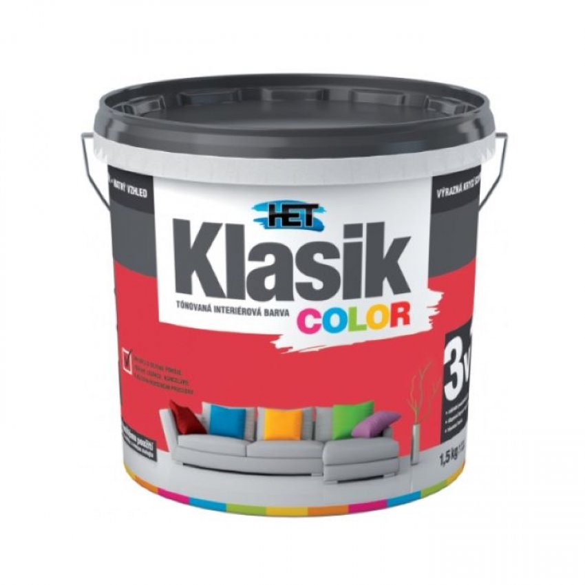 Klasik Color 0847 červený brusinkový  (1.5)