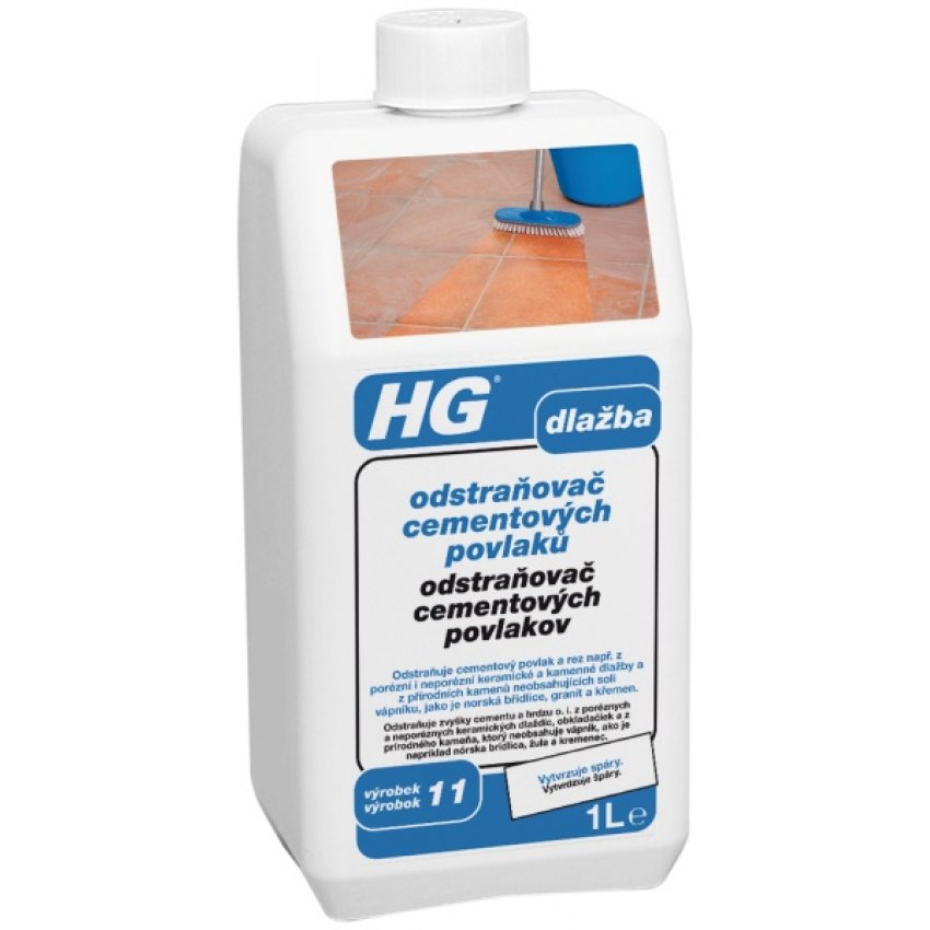 HG ODSTRAŇOVAČ CEMENT. POVLAKŮ 1L