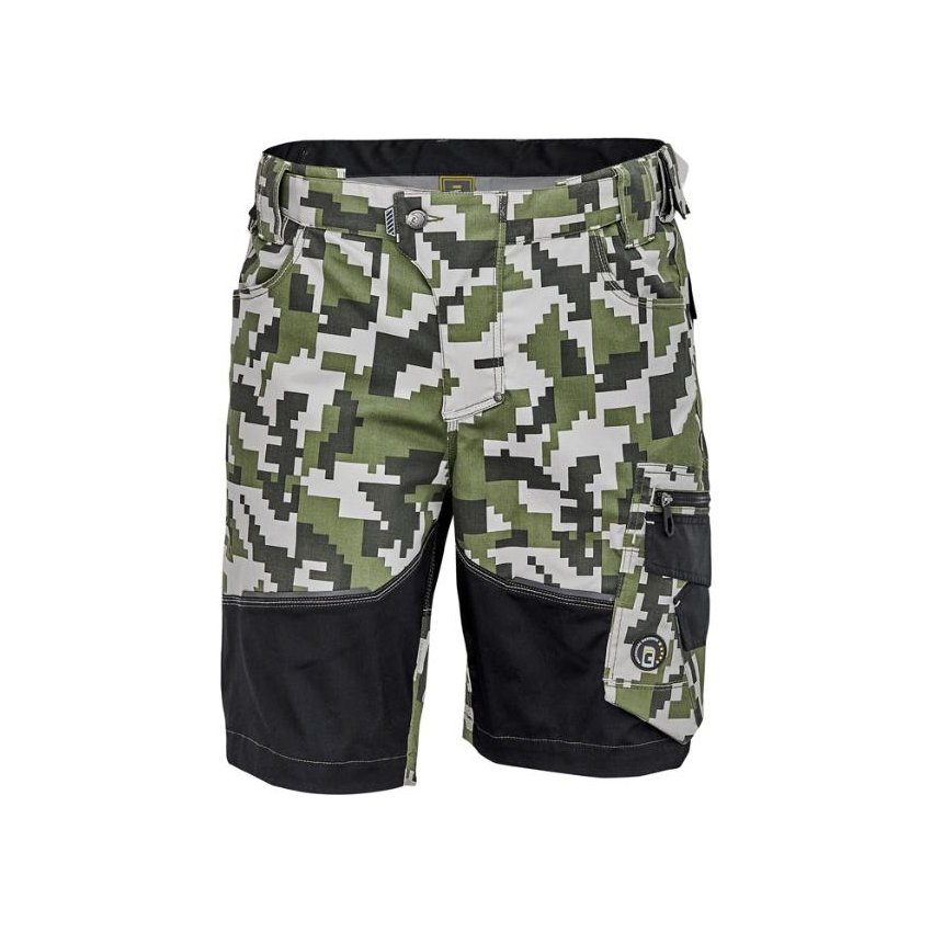 ŠORTKY NEURUM CAMOUFLAGE TM. OLIVOVÁ
