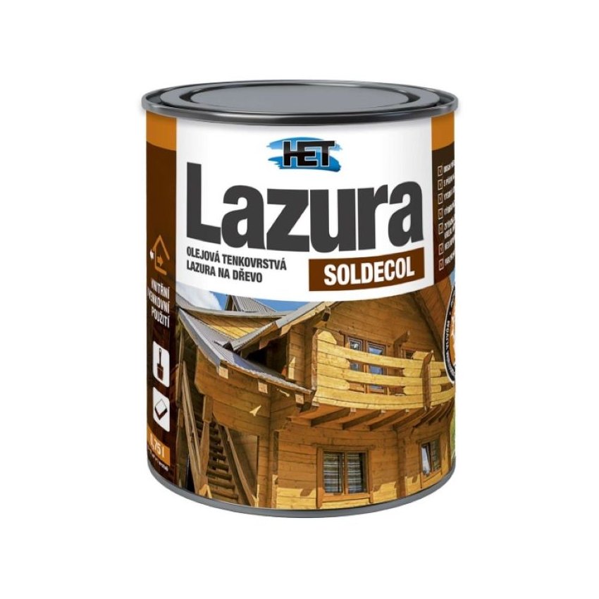 SOLDECOL 14-ŠEDÁ OLEJ.LAZURA 5L