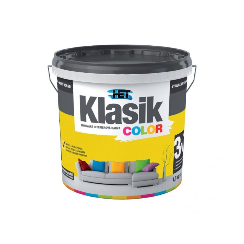 Klasik Color 0628 žlutý pampeliškový  (1.5)