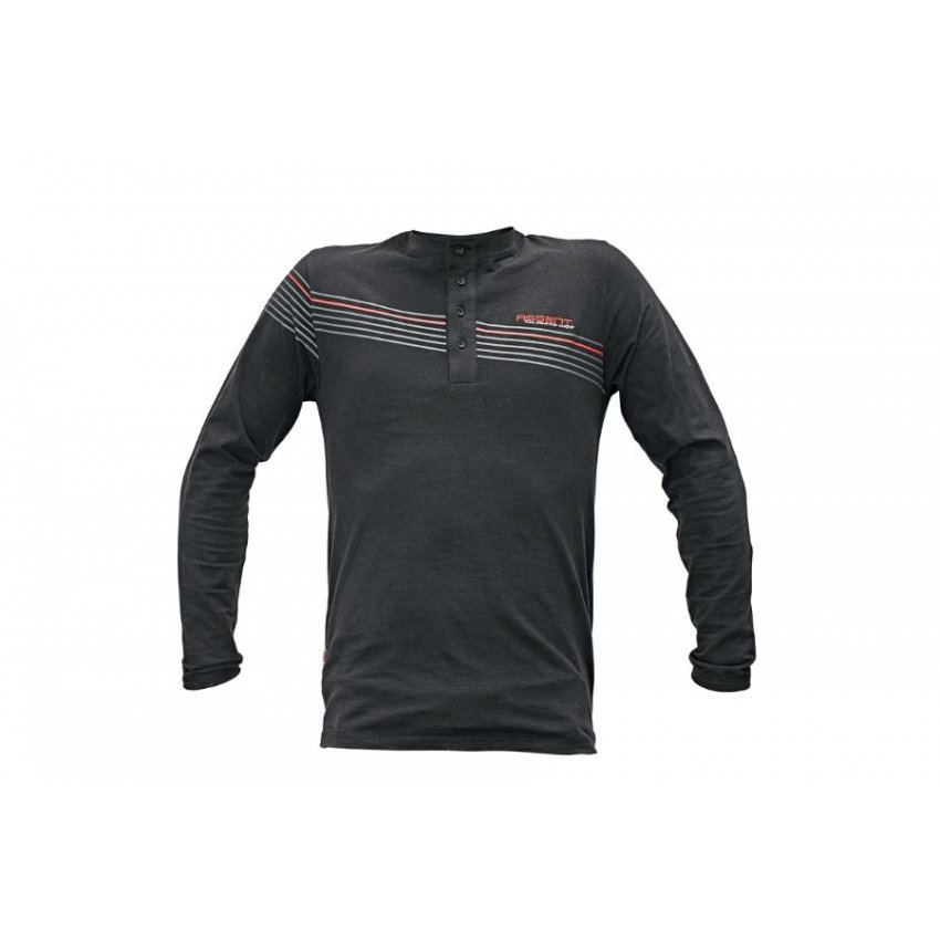 TRIČKO SANDOWN DL. RUKÁV ČERNÁ
