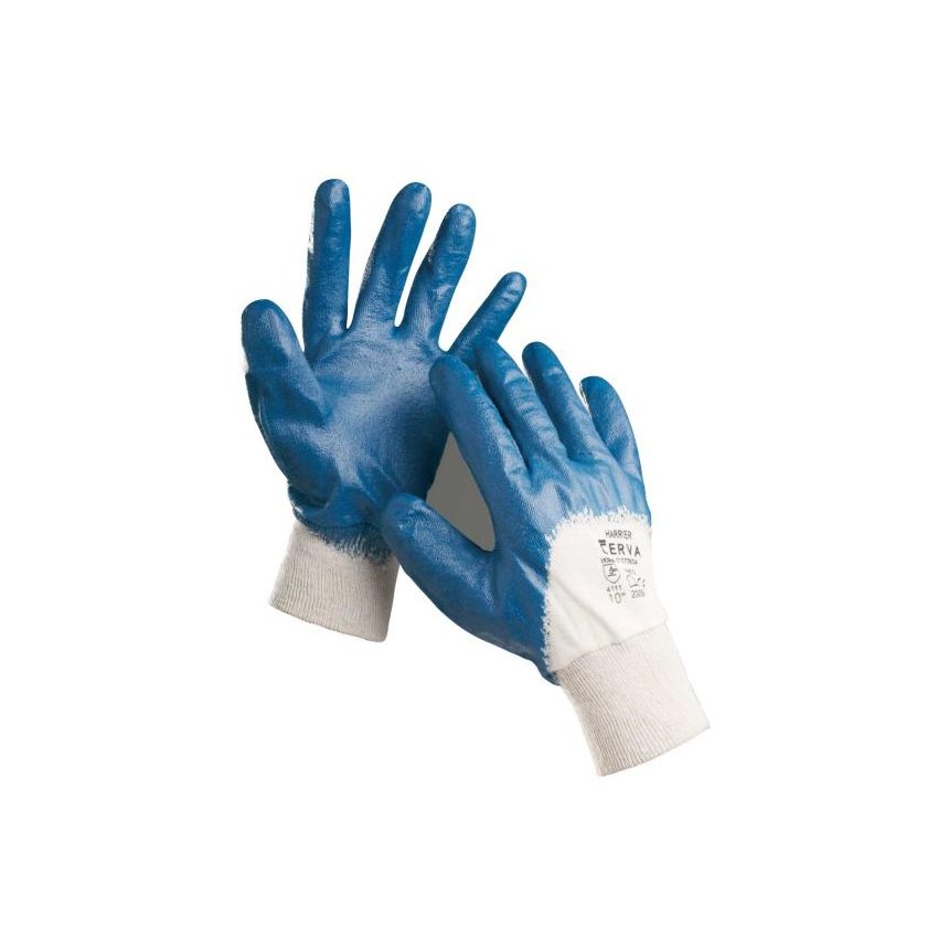 RUKAVICE HARRIER MÁČENÉ NITRIL 8