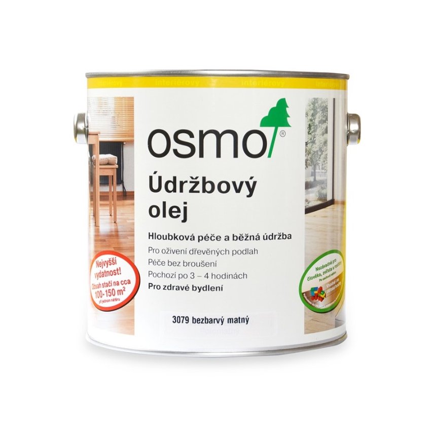 OSMO Údržbový olej 3079 bezbarvý /1l/ MAT
