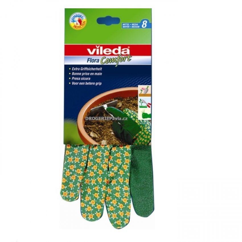 VILEDA RUKAVICE FLORA 8