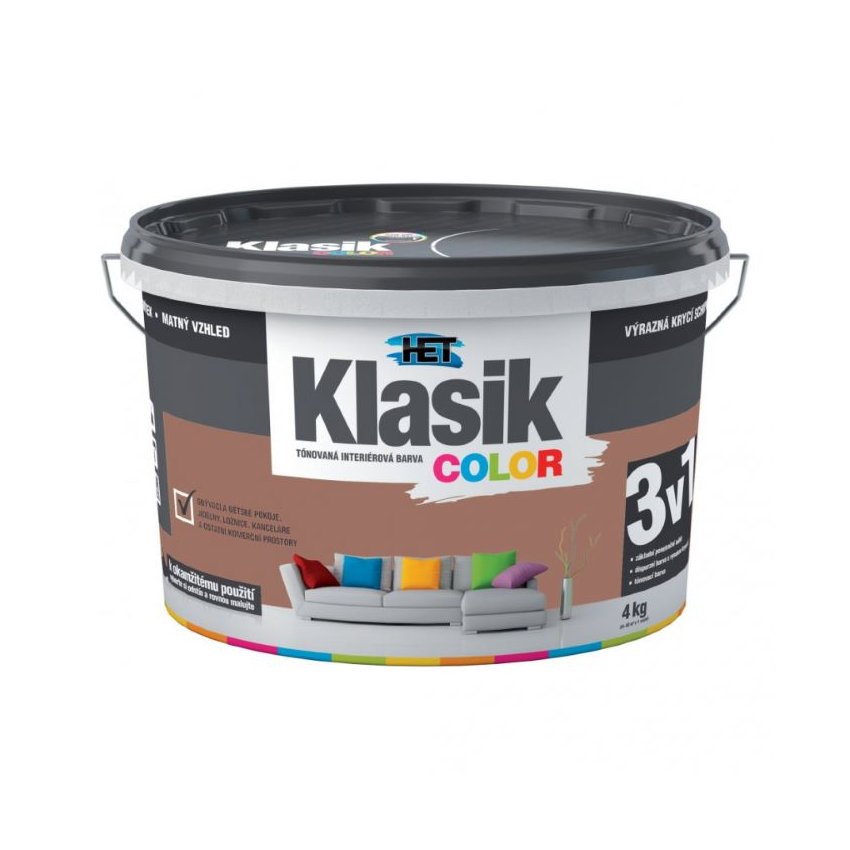 Klasik Color 0277 hnědý čokoládový (4)