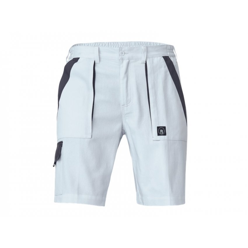 KALHOTY KRÁTKÉ MAX BÍLÁ/ŠEDÁ