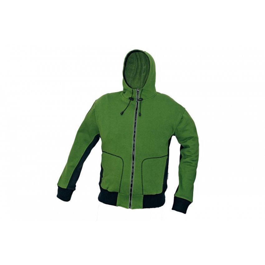 MIKINA STANMORE S KAPUCÍ ZELENÁ
