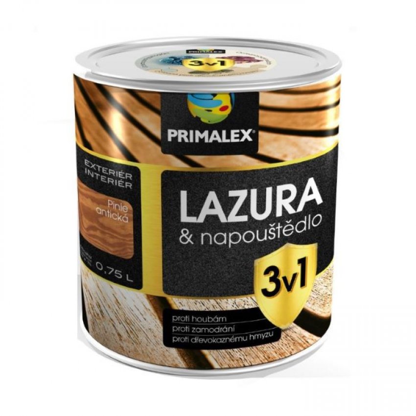 PX lazura tenk 3v1 borovice lesní (0.75l)