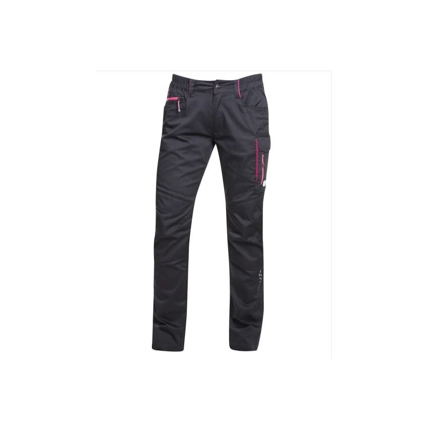 DÁMSKÉ KALHOTY ARDON®FLORET černo-růžová H6301