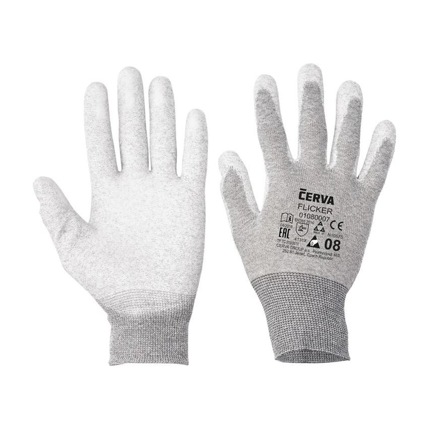 RUKAVICE FLICKER ANTISTAT. NYLON 7
