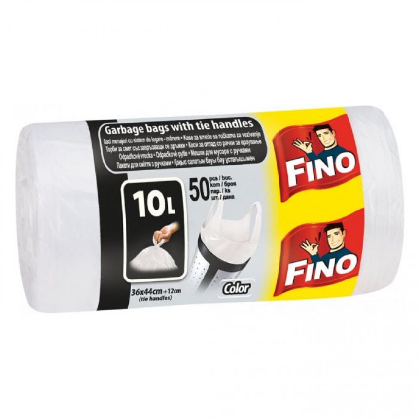 FINO SÁČEK NA ODPAD 10L 50KS BÍLÉ