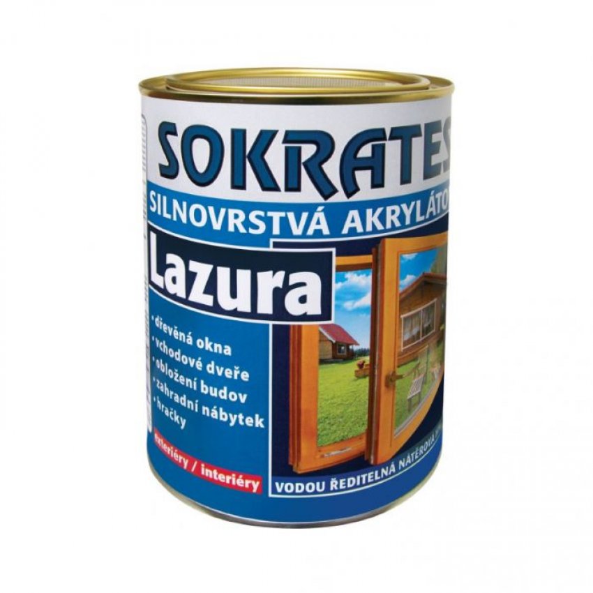 Sokrates lazura Ořech (0.7l) siln