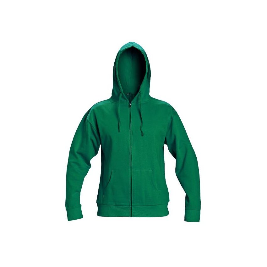 MIKINA NAGAR S KAPUCÍ ZELENÁ