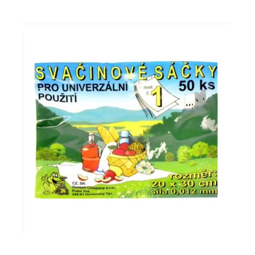 MIKR. SÁČKY SVAČINOVÉ 20X30CM 50KS