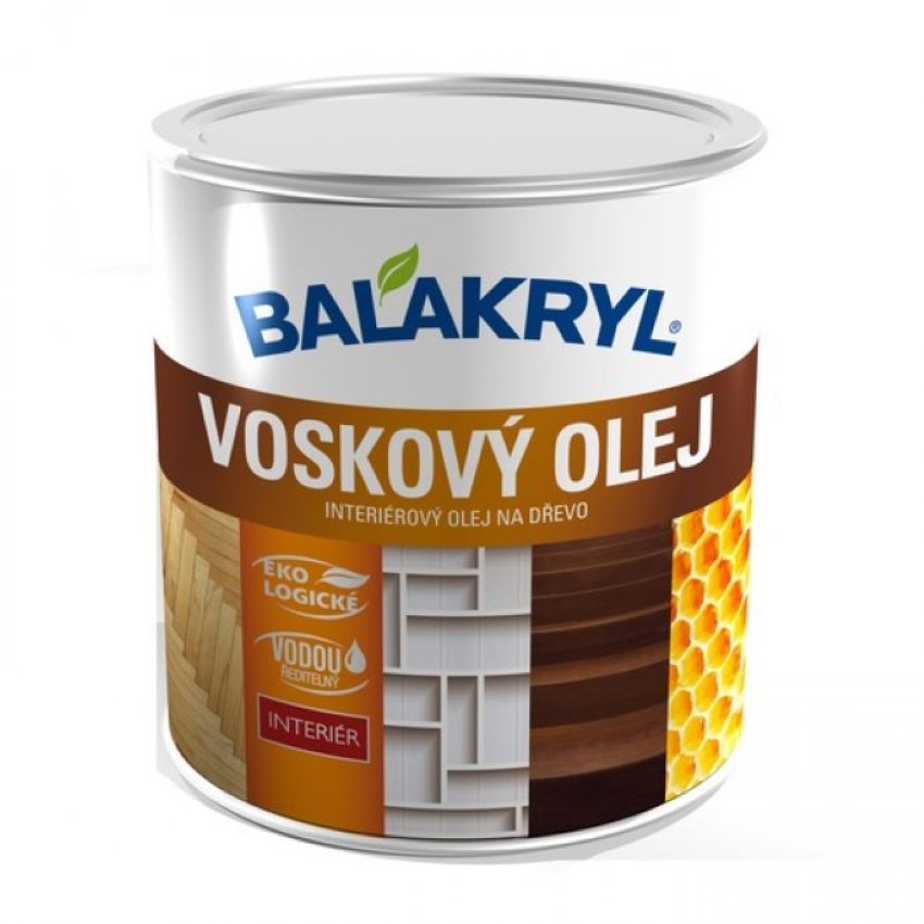 Balakryl VOSKOVÝ OLEJ dub bílý (2.5l)