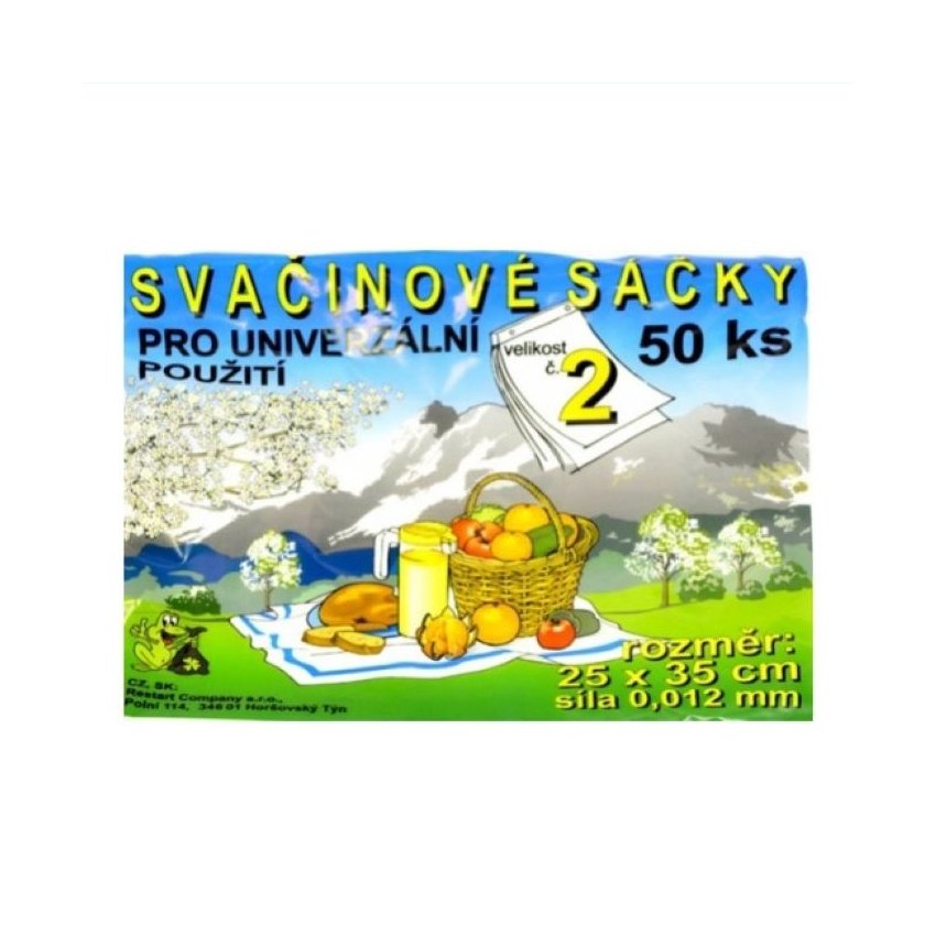 MIKR. SÁČKY SVAČINOVÉ 25X35CM 50KS