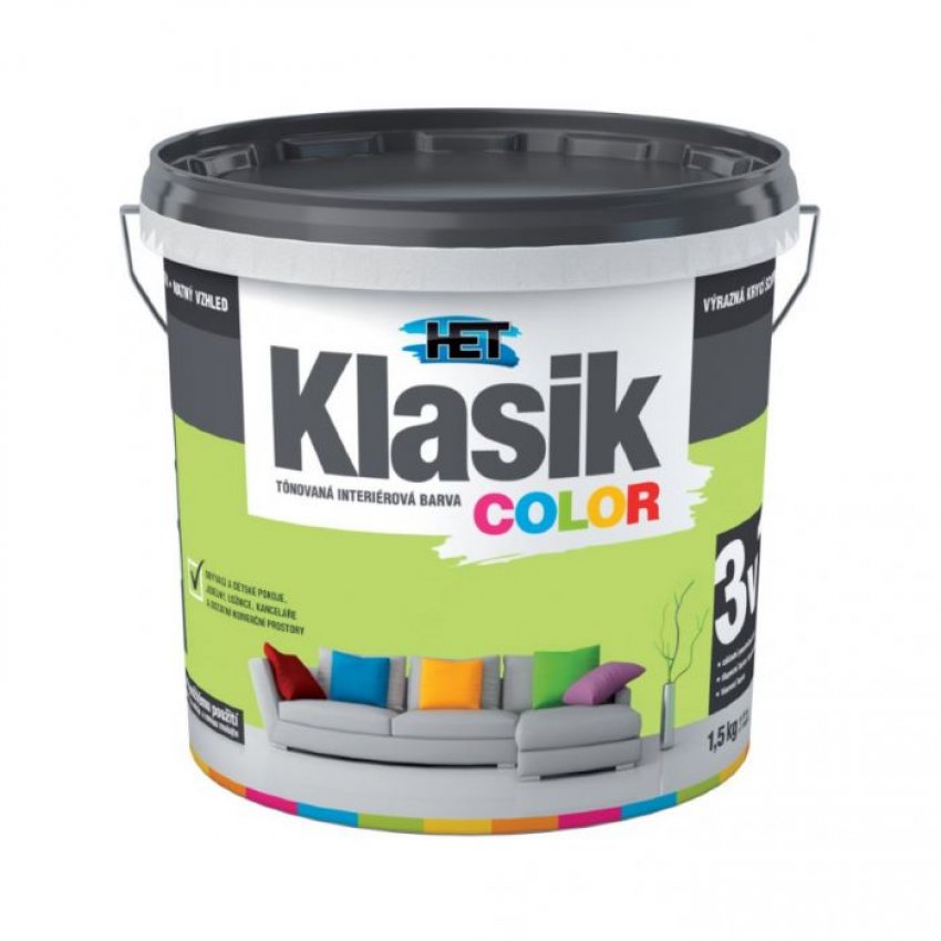 Klasik Color 0597 zelený limetkový  (1.5)