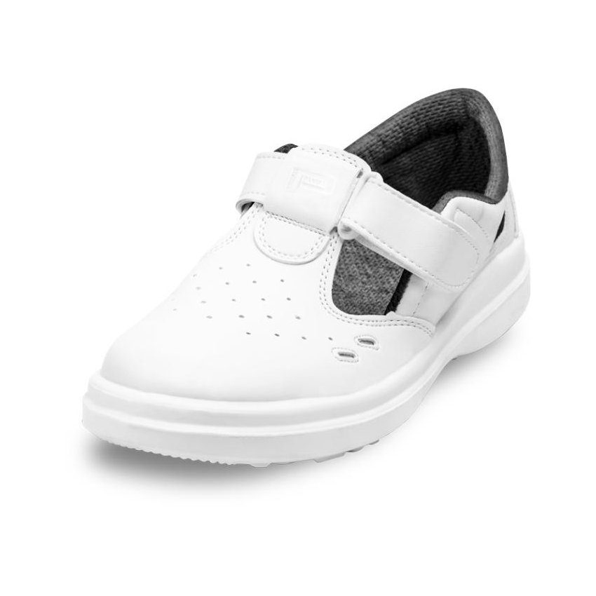 OBUV LYBRA SANDÁL S1 BÍLÁ