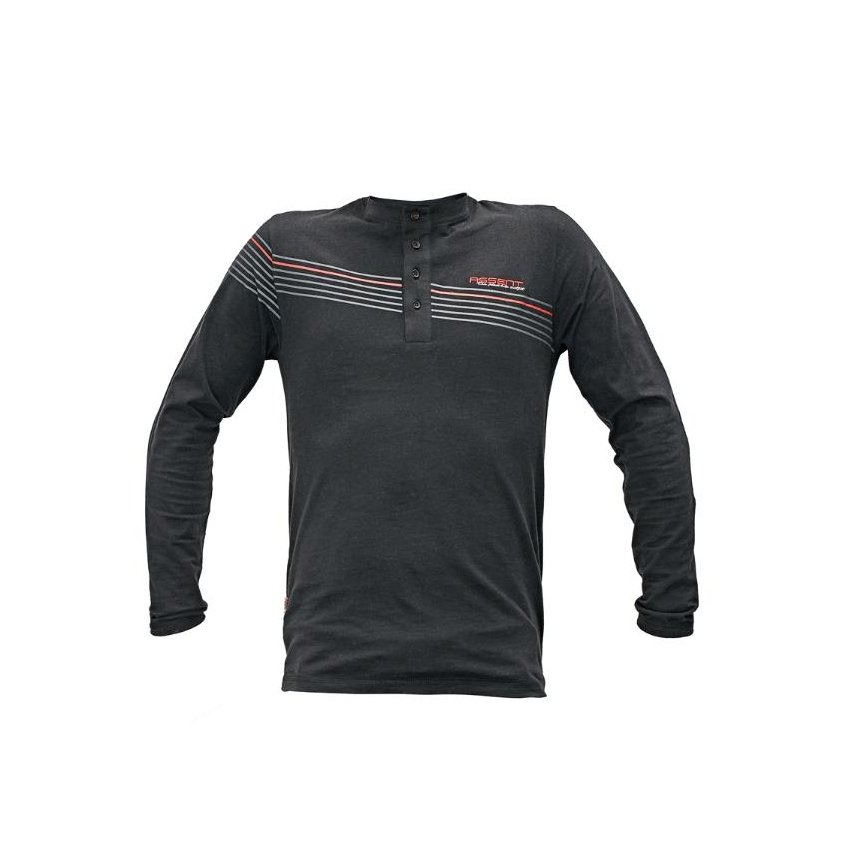 TRIČKO SANDOWN DL. RUKÁV ČERNÁ