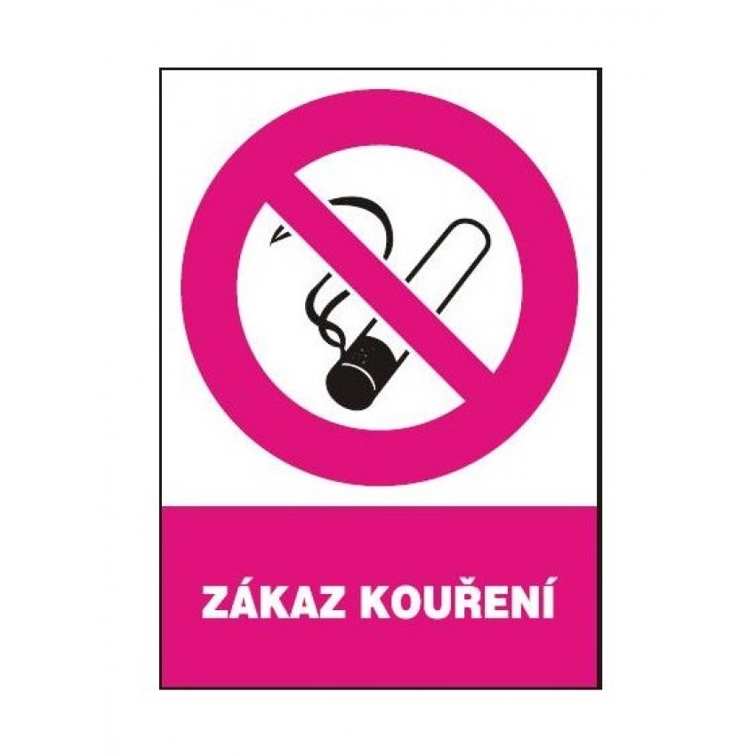 TABULKA ZÁKAZ KOUŘENÍ 14001